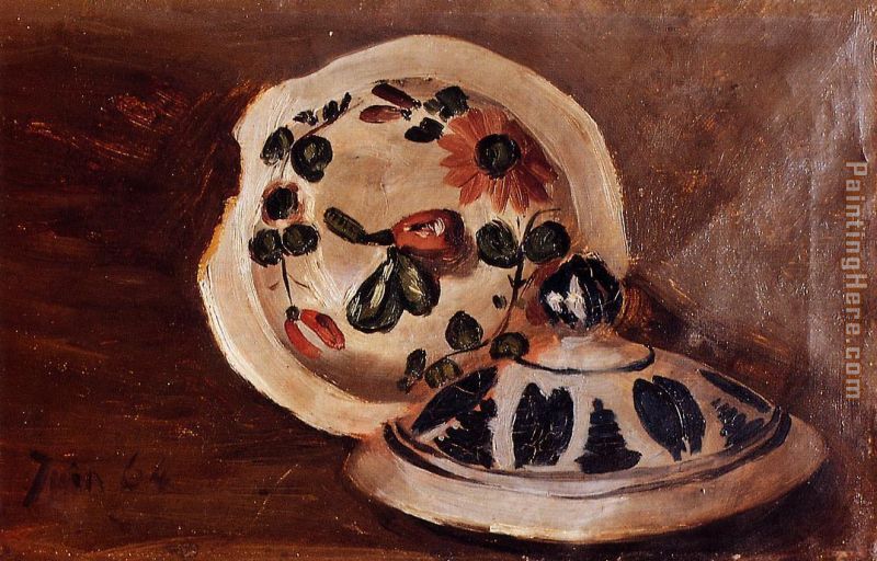 Soup Bowl Covers painting - Frederic Bazille Soup Bowl Covers art painting